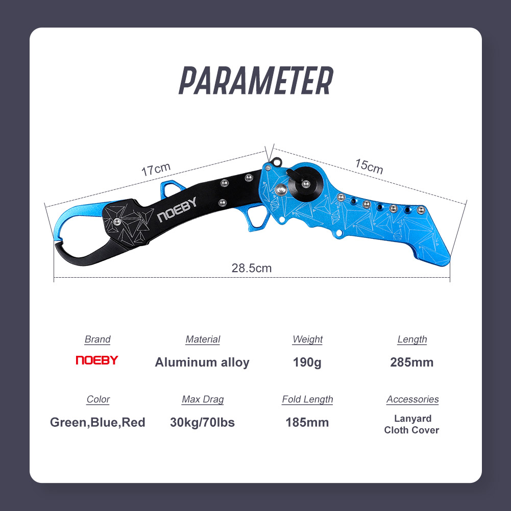 NOEBY Foldable Fish Lip Grip A - Fishing Lure Making Kit 评论和价格