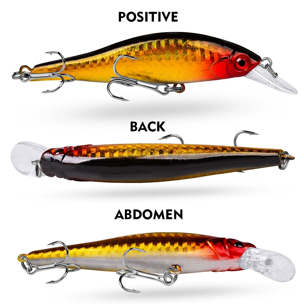 5 Colors Squid Sea Minnow Fish - Fishing Lure Jerkbait 评论和价格