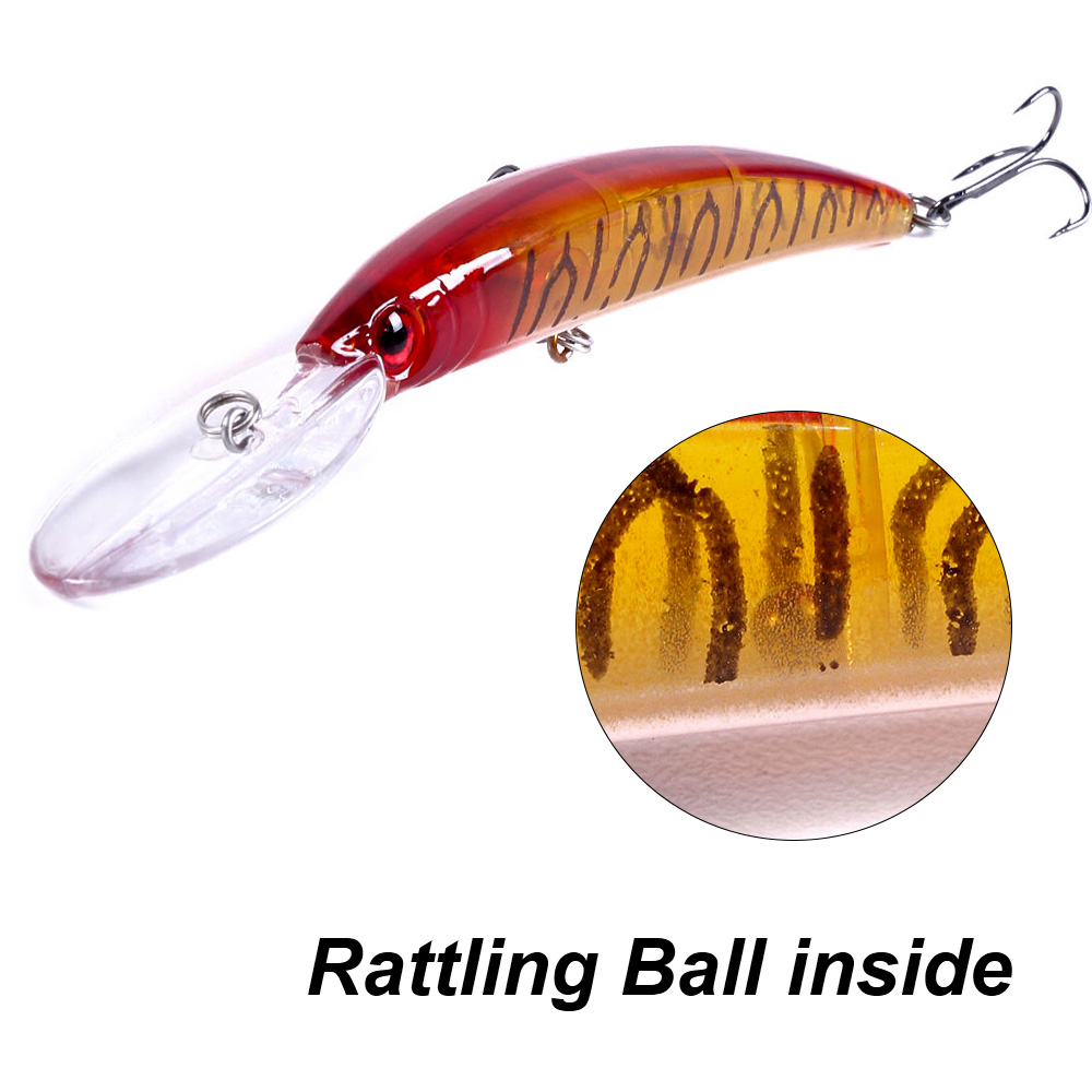 1PCS 15cm 15g  Deep Diving Jer - Fishing Lure Jerkbait 评论和价格