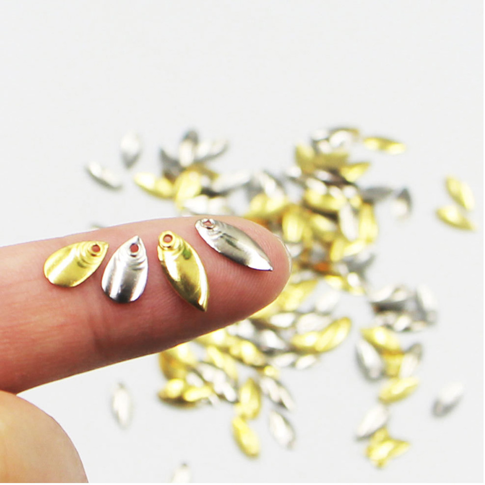50Pcs/lot DIY Fishing Spinner  - Fishing Lure Spoon 评论和价格