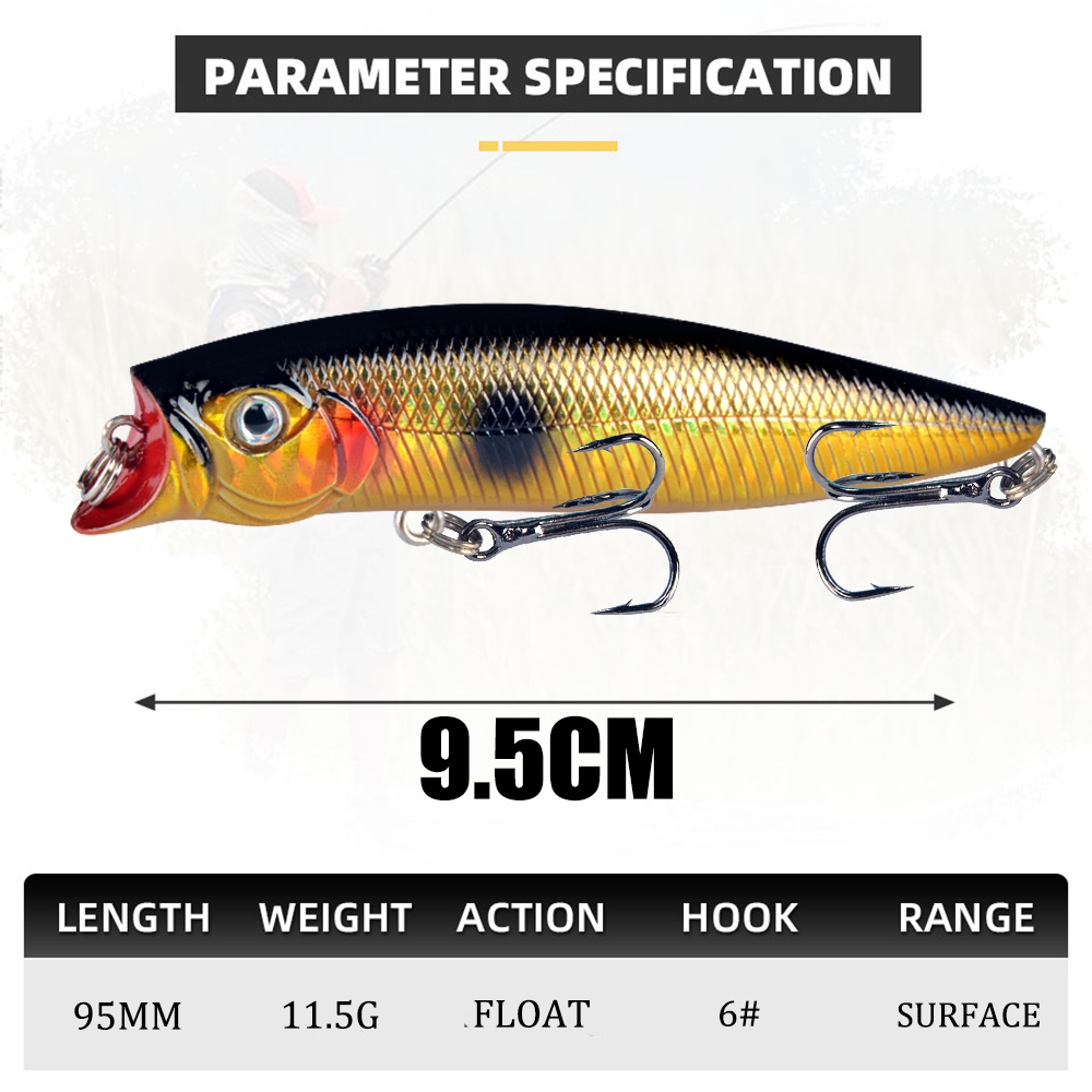 1pcs Fishing Lures High Qualit - Fishing Lure Popper 评论和价格