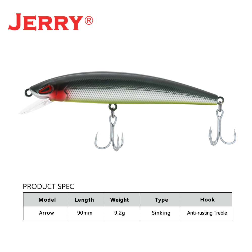 Jerry Arrow Sinking Casting Tr - Fishing Lure Jerkbait 评论和价格
