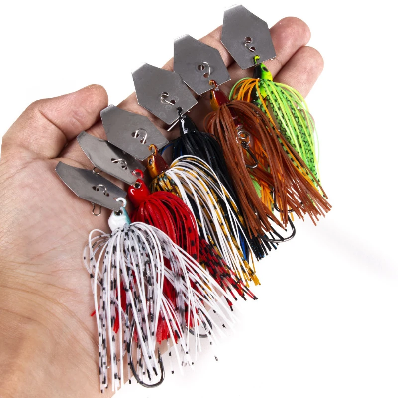 6 Pcs/Set Chatterbait Fishing  - Fishing Lure Spinnerbait 评论和价格