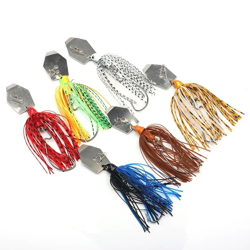 6 Pcs/Set Chatterbait Fishing  - Fishing Lure Spinnerbait 评论和价格