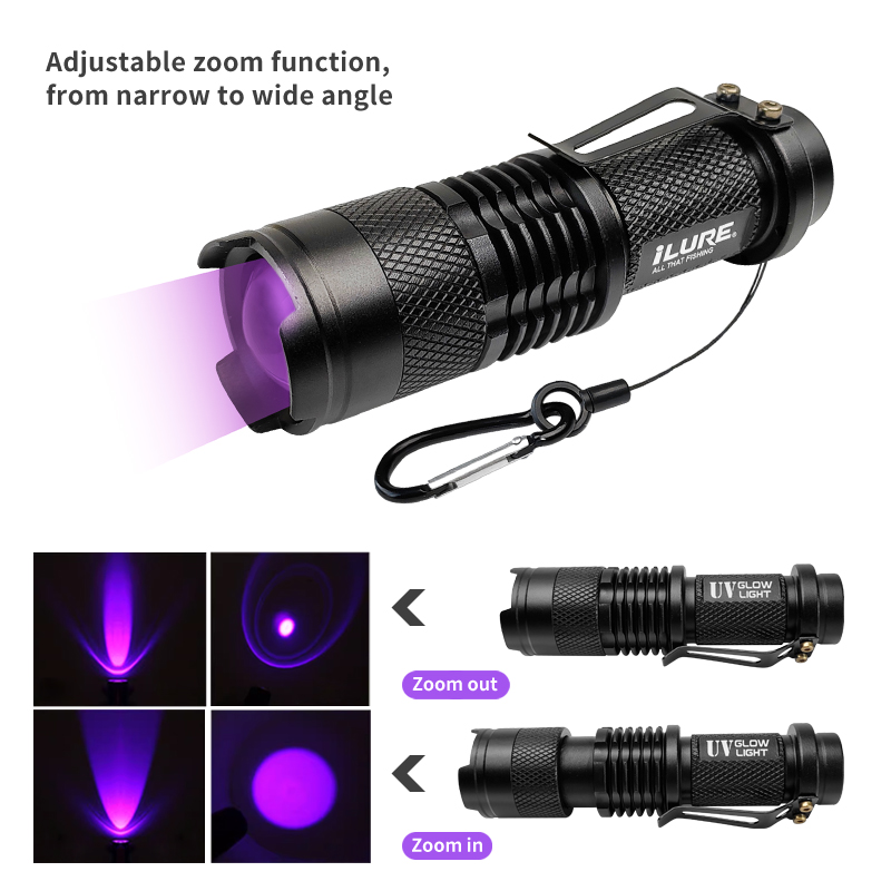 Mini UV Flashlight 395nm Ultra - Fishing Lure Making Kit 评论和价格