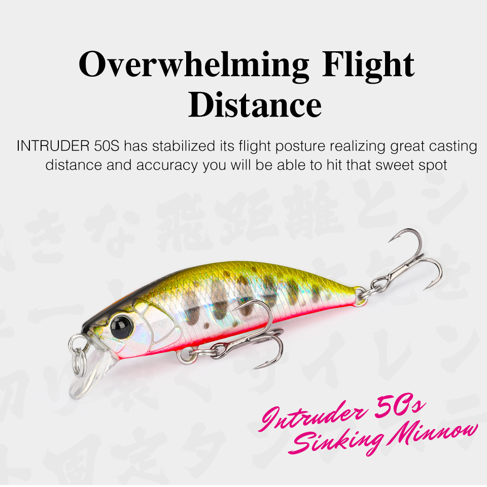 TSURINOYA 50S NEW COLOR 5cm 5g - Fishing Lure Jerkbait 评论和价格