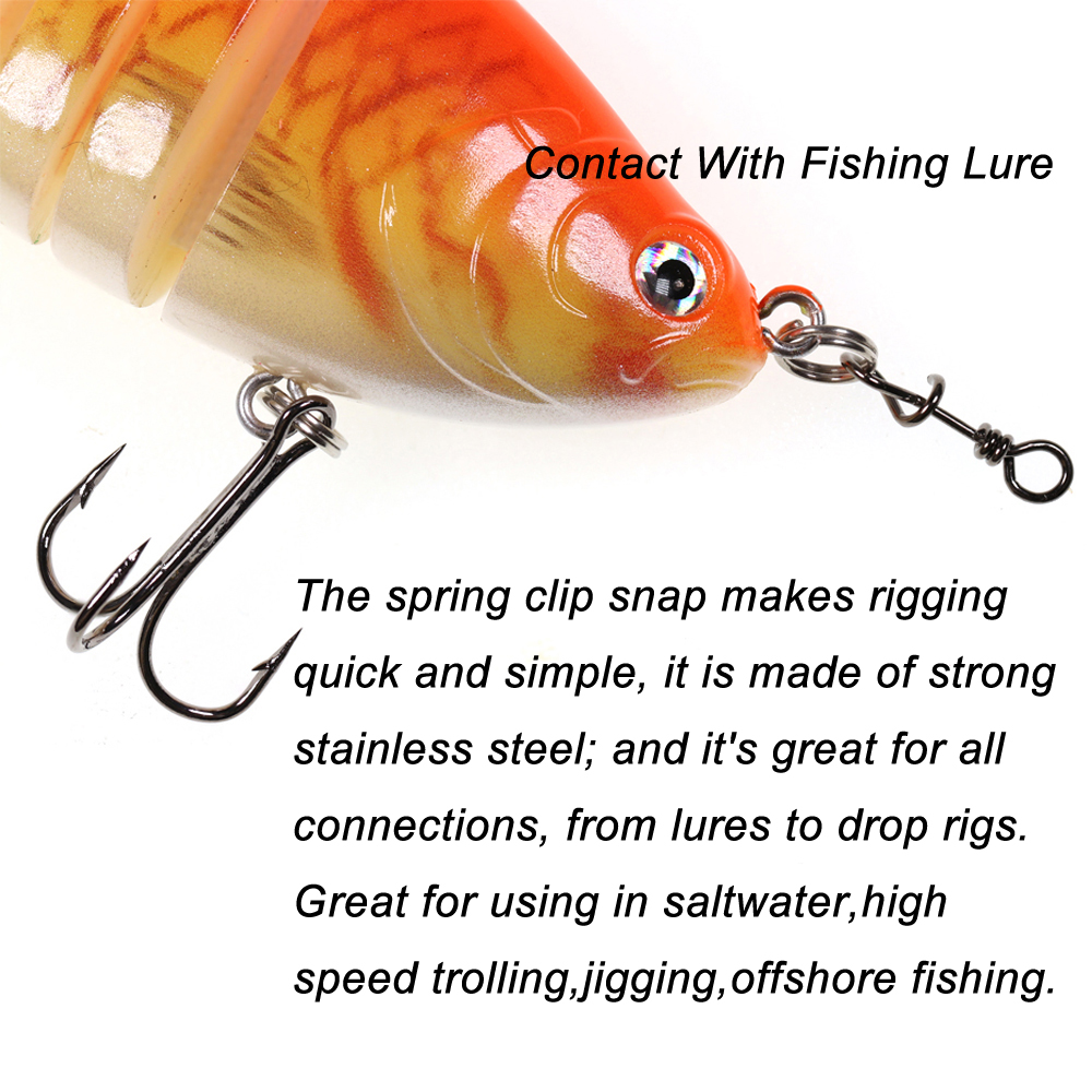 Bimoo 50pcs Stainless Steel Qu - Fishing Lure Accessories 评论和价格