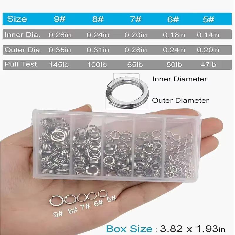 5 Size Stainless Steel Fishing - Fishing Lure Box 评论和价格