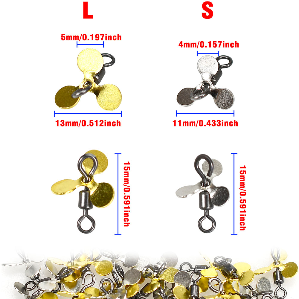 20Pcs Spiral Blade Fishing Pro - Fishing Lure Spoon 评论和价格